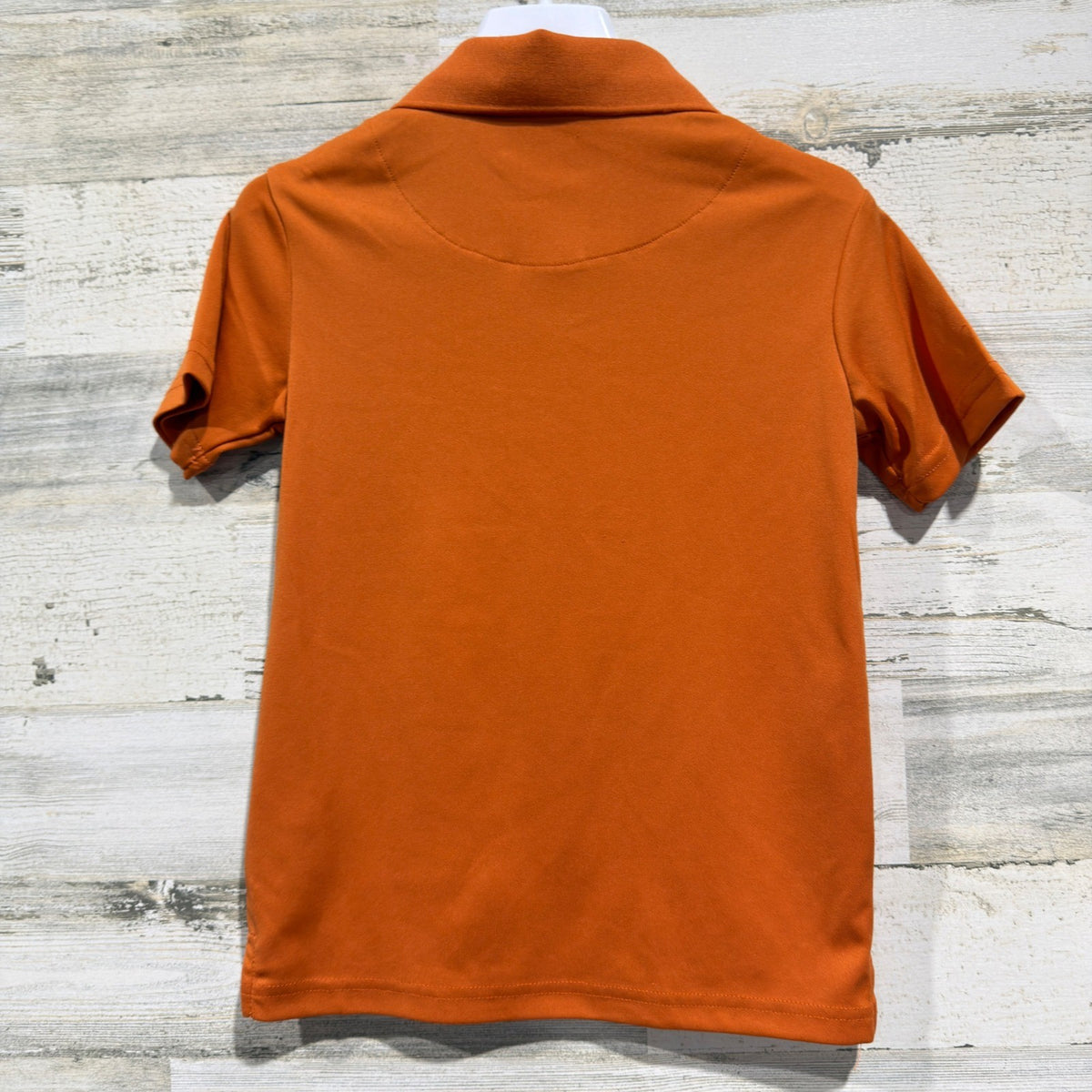 Class Club Polo Shirt Boys Size 8 Orange Short Sleeve *Flawed4