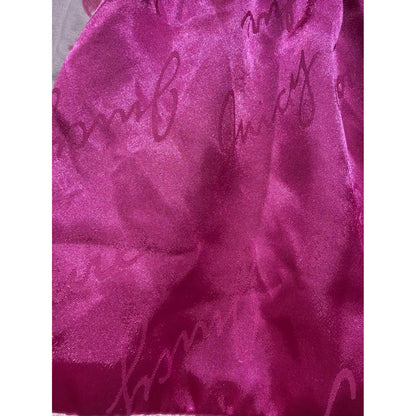 Juicy Couture Pajama Set Girls 4/5 Pink Heart Satin Y2K Inspired Loungewear EUC3