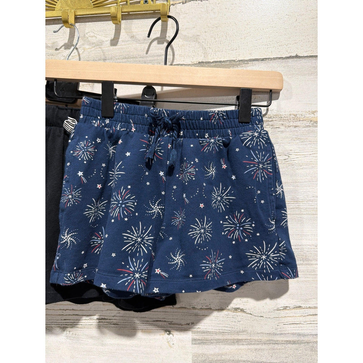 Cat & Jack Celebrate Shorts Skort Girls 7/8  Denim Patriotic Summer Bundle1
