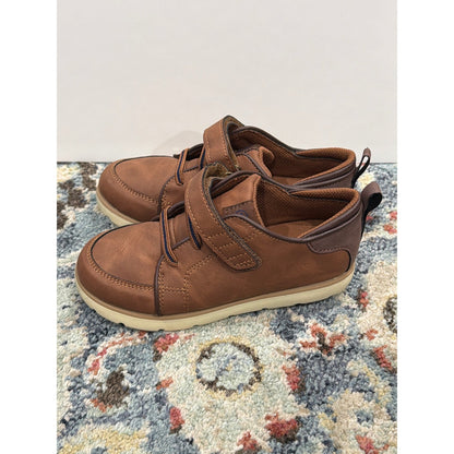 Stride Rite Dress Sneakers Boys 12M Brown Wide Fit Orthopedic Classic EUC2