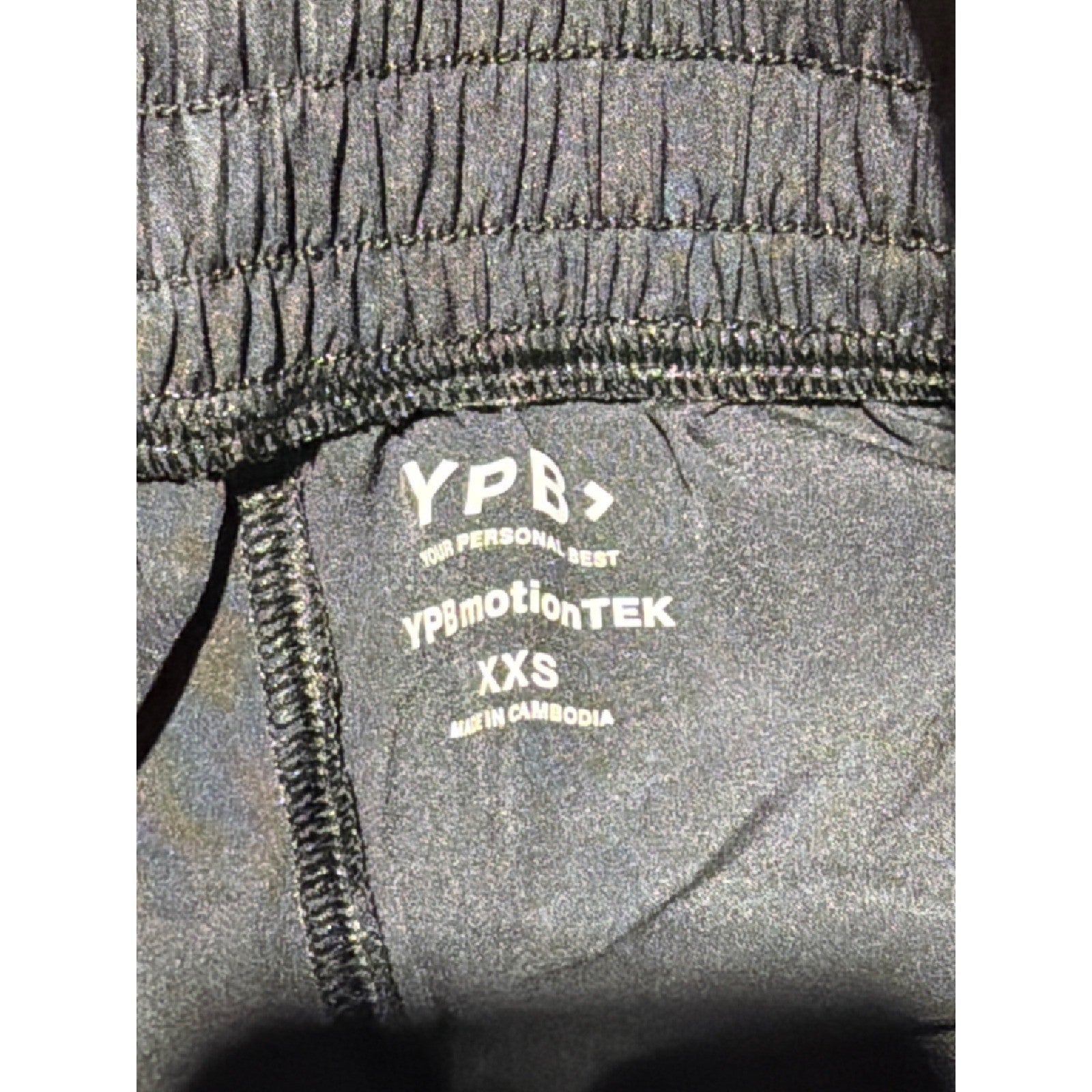 Abercrombie YPB Joggers Women XXS Black Cargo High Waist Athletic Pants EUC2