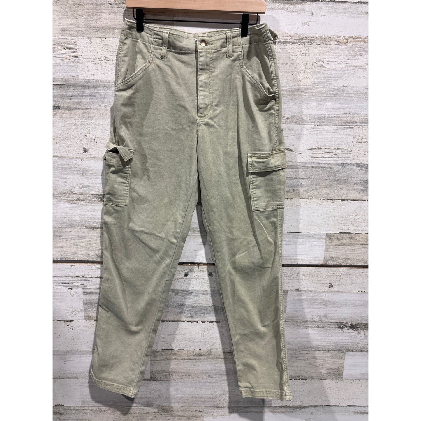 Universal Thread Cargo Jeans Women 8 Green Utility Gorpcore *Flawed0