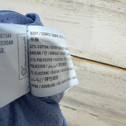 Abercrombie Kids Pull On Shorts Boys 7/8 Blue Cotton Blend Casual EUC4