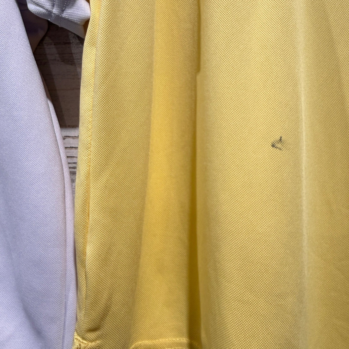 Bulldog Shirts Boys 6/7 Yellow White Baseball Polo Sporty Play Condition *Flawed2