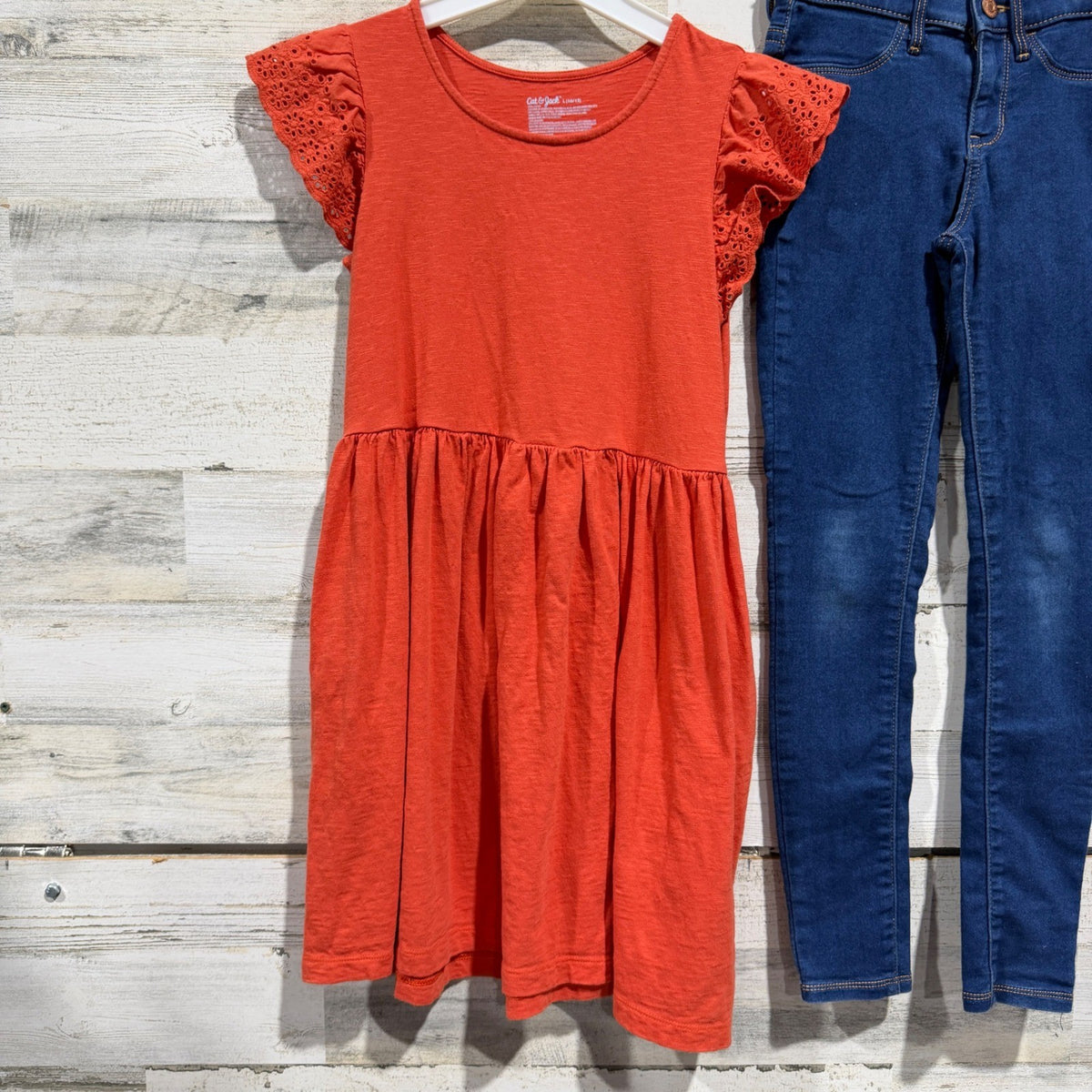 Abercrombie Cat & Jack Old Navy Girls Clothing Lot 4pc Size 10/12 Bundle Casual7
