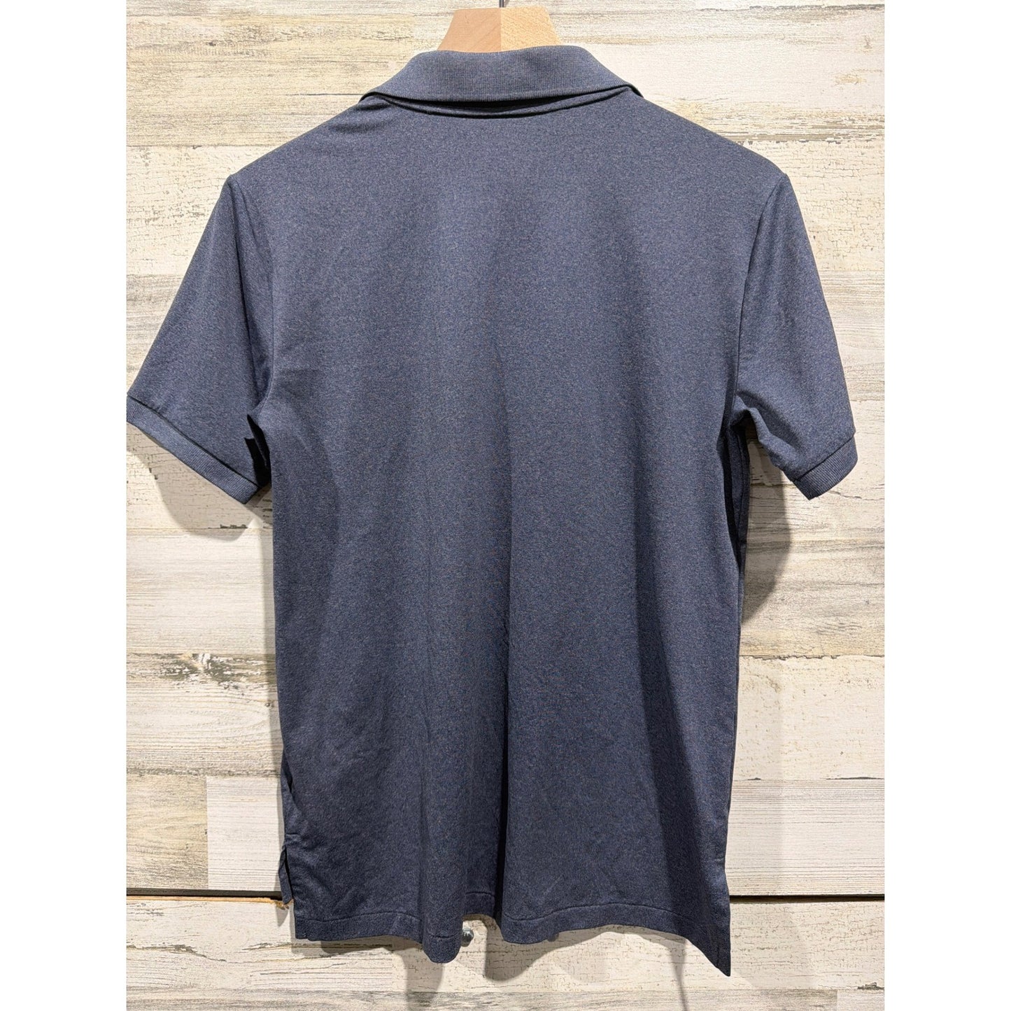 Polo Ralph Lauren Performance Shirt Boys L 14-16 Blue Heathered Golf EUC3