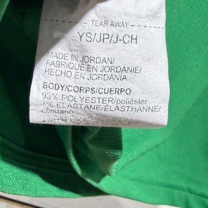 Under Armour Polo Shirt Boys Youth Small Green Short Sleeve Performance *Flawed5