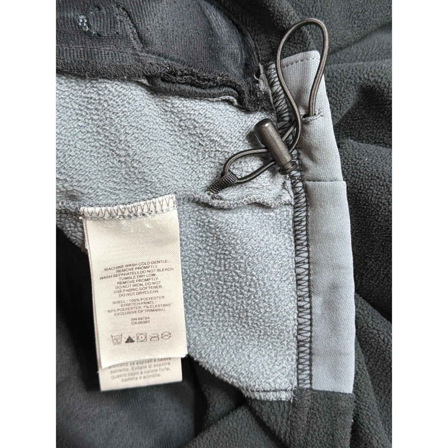 Columbia Fleece Jacket Men XL Black Grey Colorblock Full Zip5