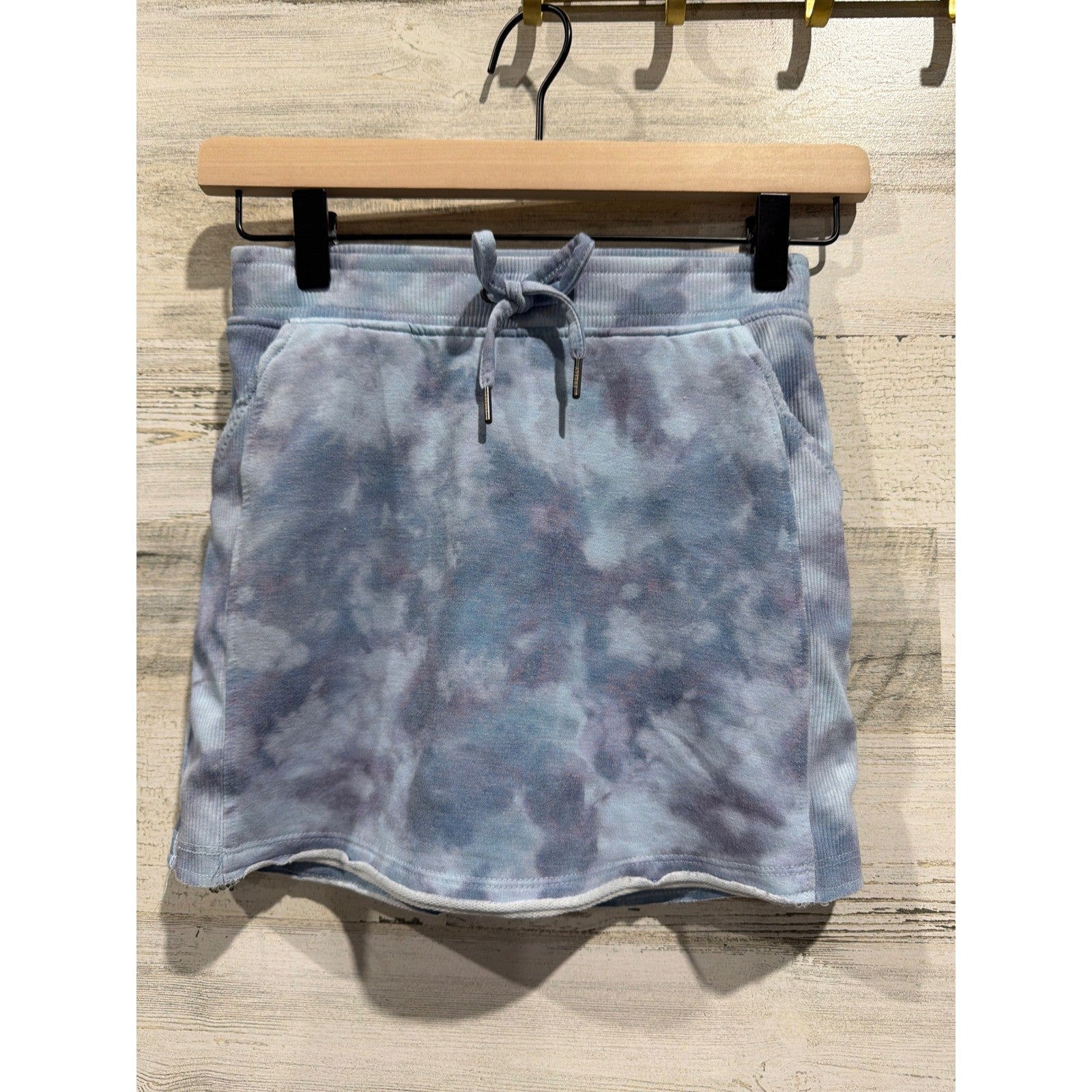 Liberty Pro Freely Shorts Skort Girls Medium Purple Blue Tie Dye Athletic EUC3