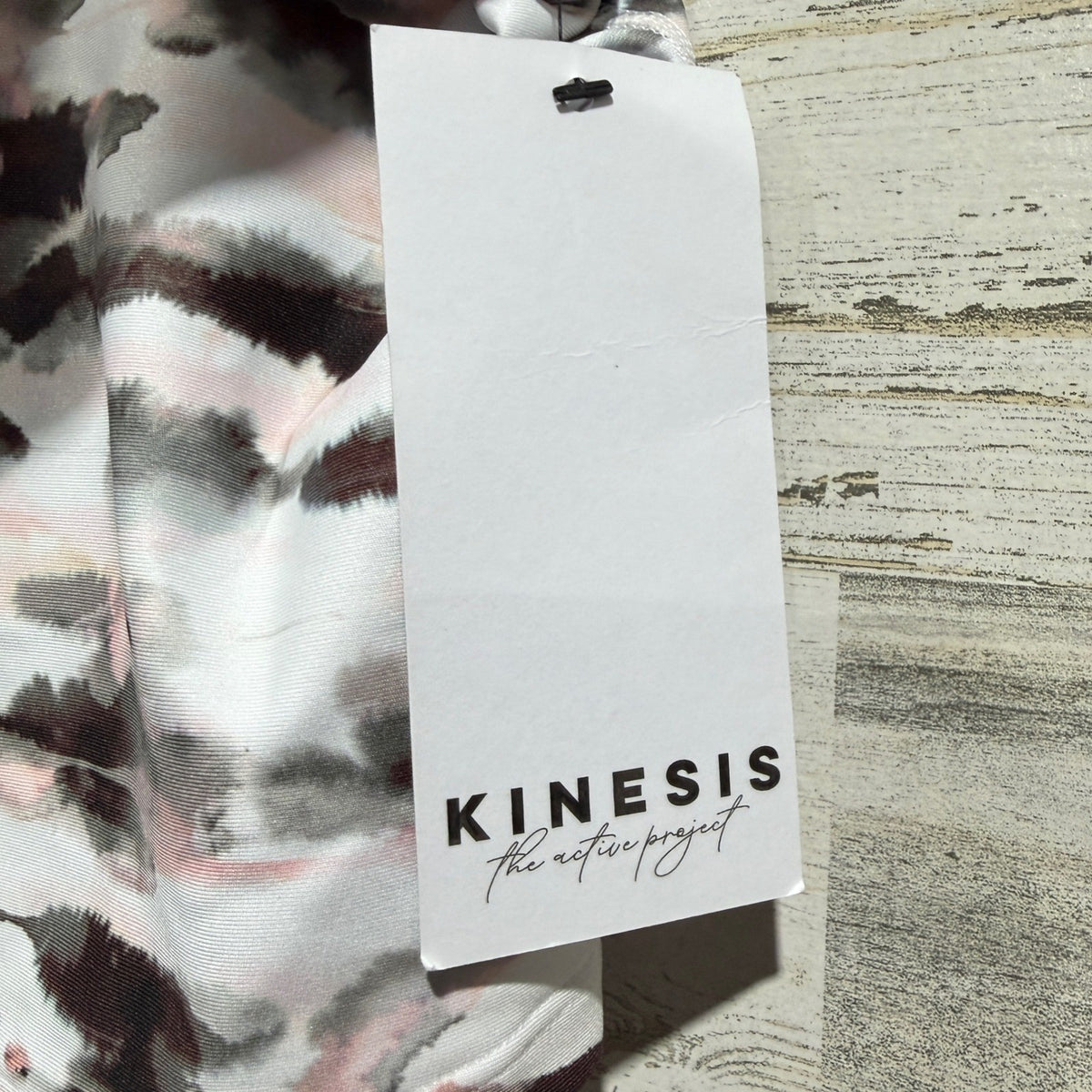 Kinesis The Active Project Crop Tank Women Large Pink Gray Activewear NWT1
