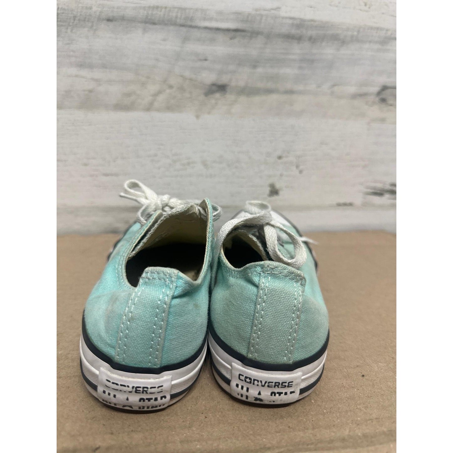 Converse Chuck Taylor All Star Kids Size 3 Mint Green Low Top Sneakers GUC3