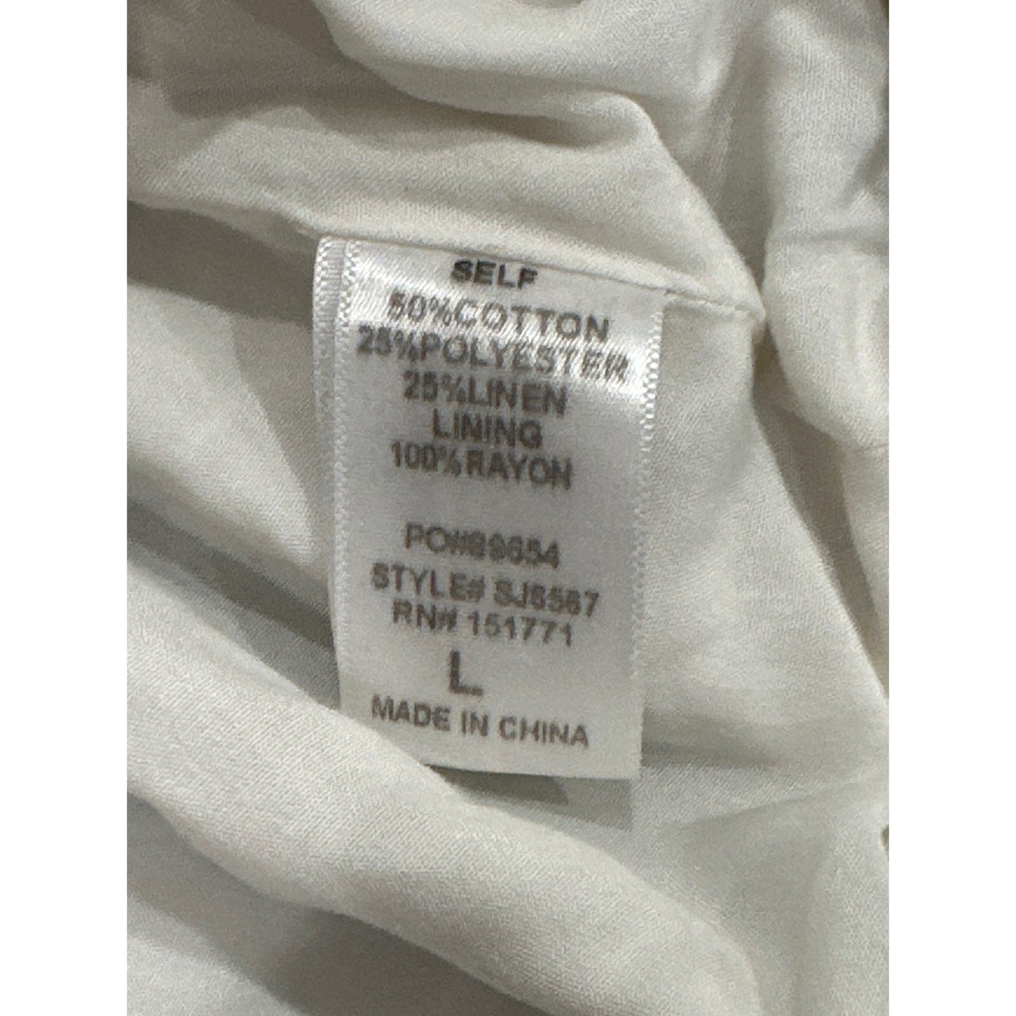 Gaudie Striped Blazer Women Large White Grey Tan Coastal Interview Two Button3