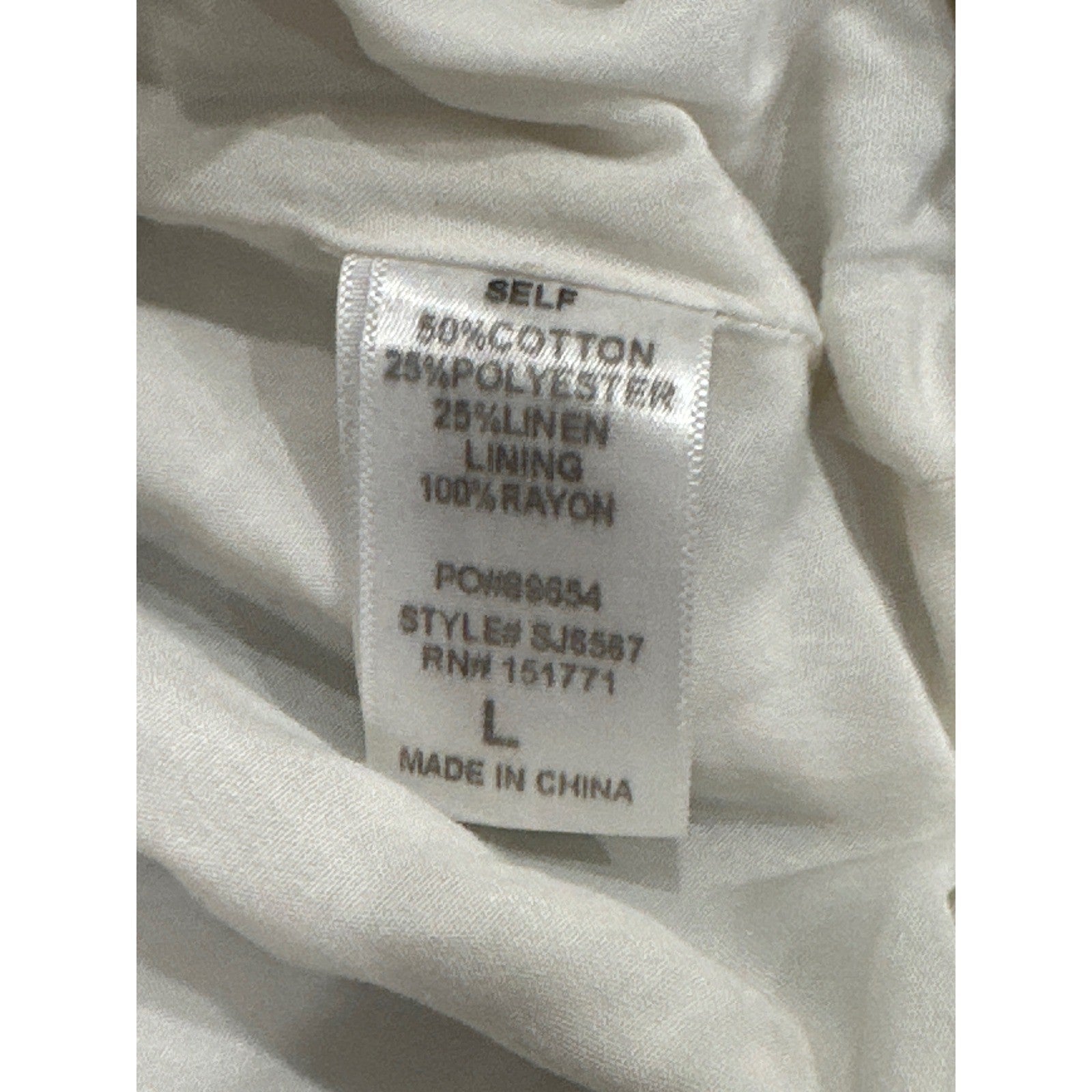 Gaudie Striped Blazer Women Large White Grey Tan Coastal Interview Two Button3