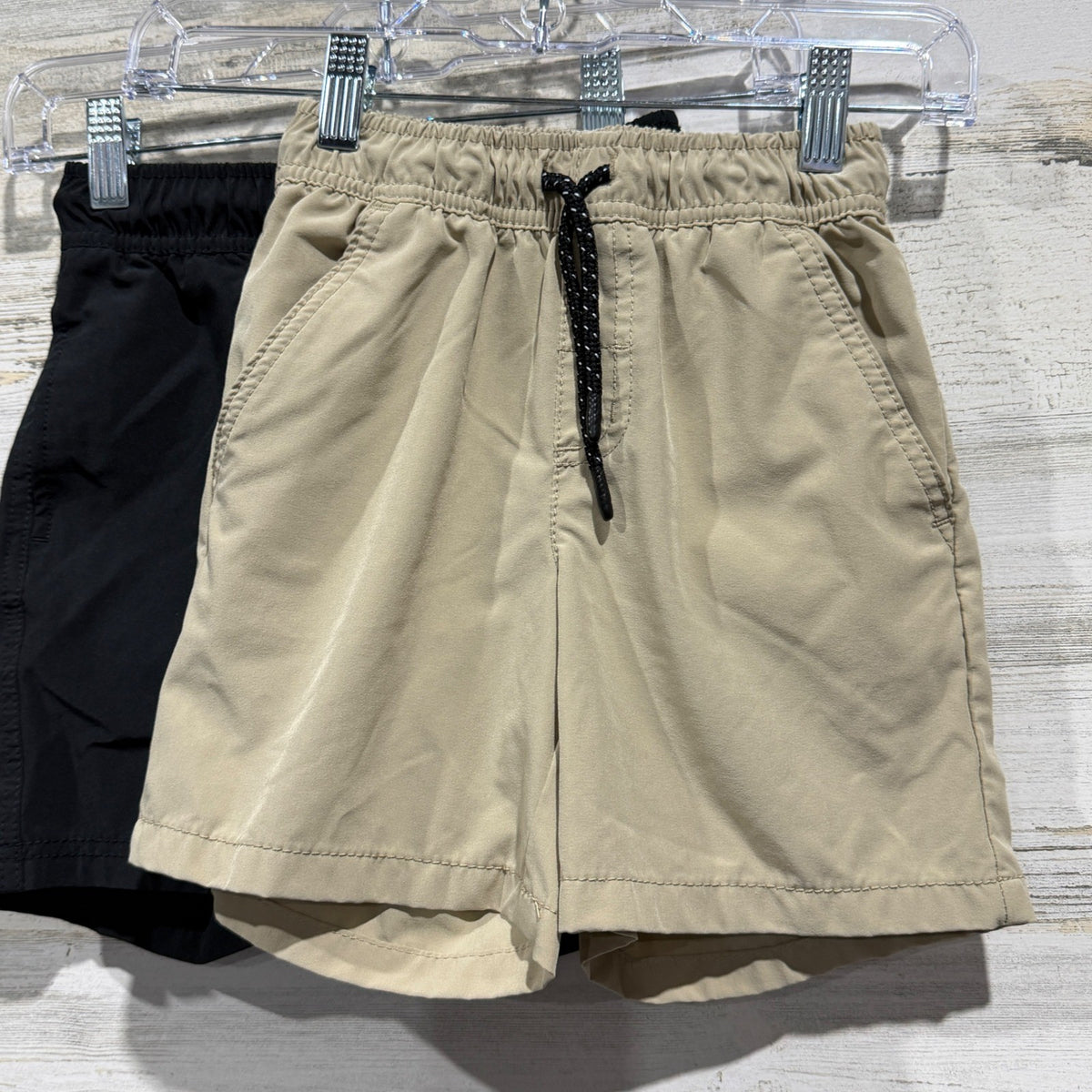 Cat & Jack Pull-On Adventure Shorts Boys 6/7 Small 5-Pack Solid Outdoor EUC4