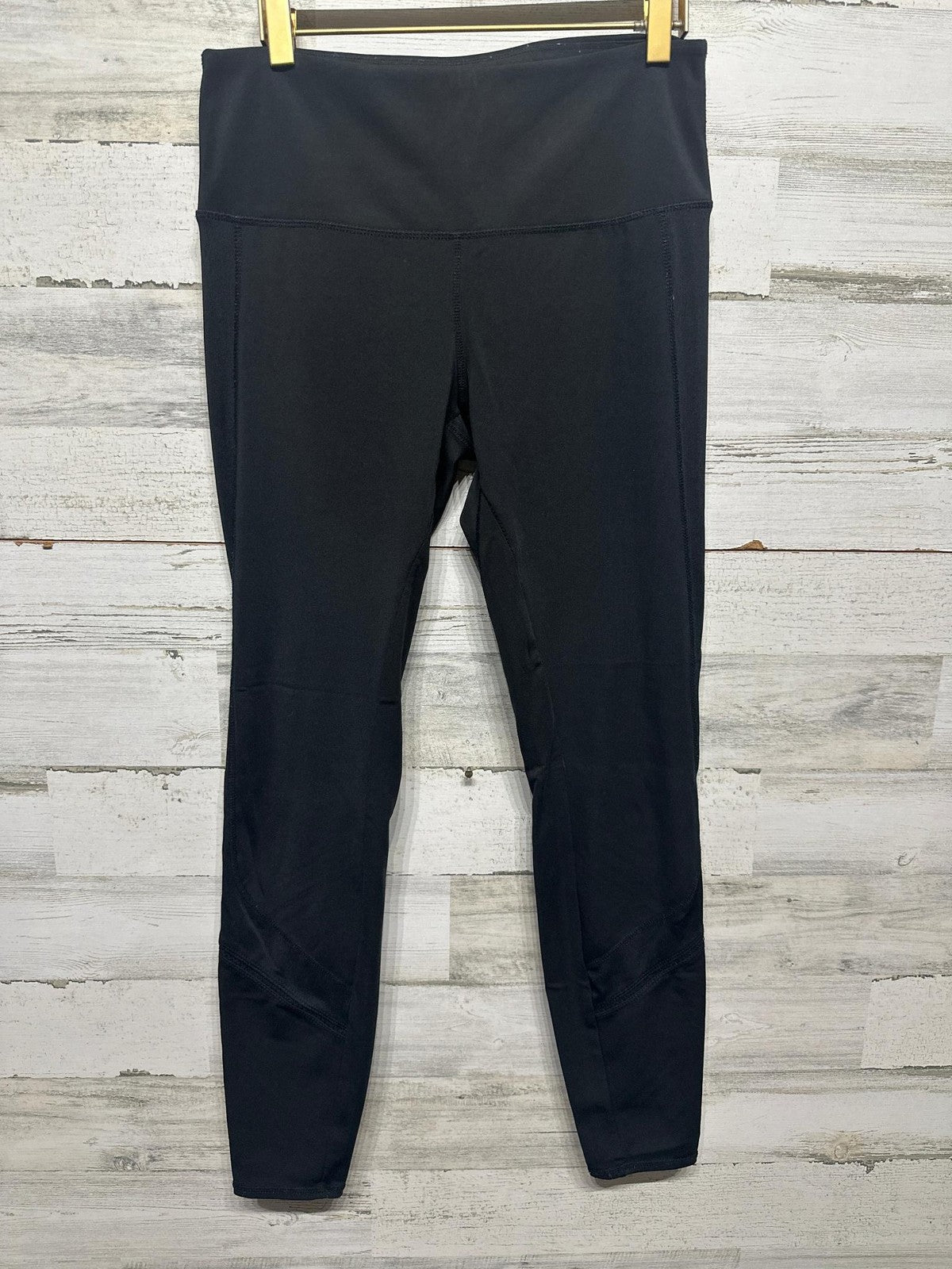 Tangerine Active Leggings Women Medium Black Mesh Panel High Rise EUC0