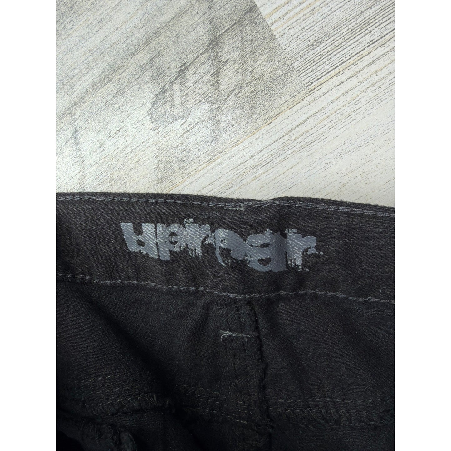 Uproar Straight Leg Jeans Boys 18 Husky Black Adjustable Waist Skater4