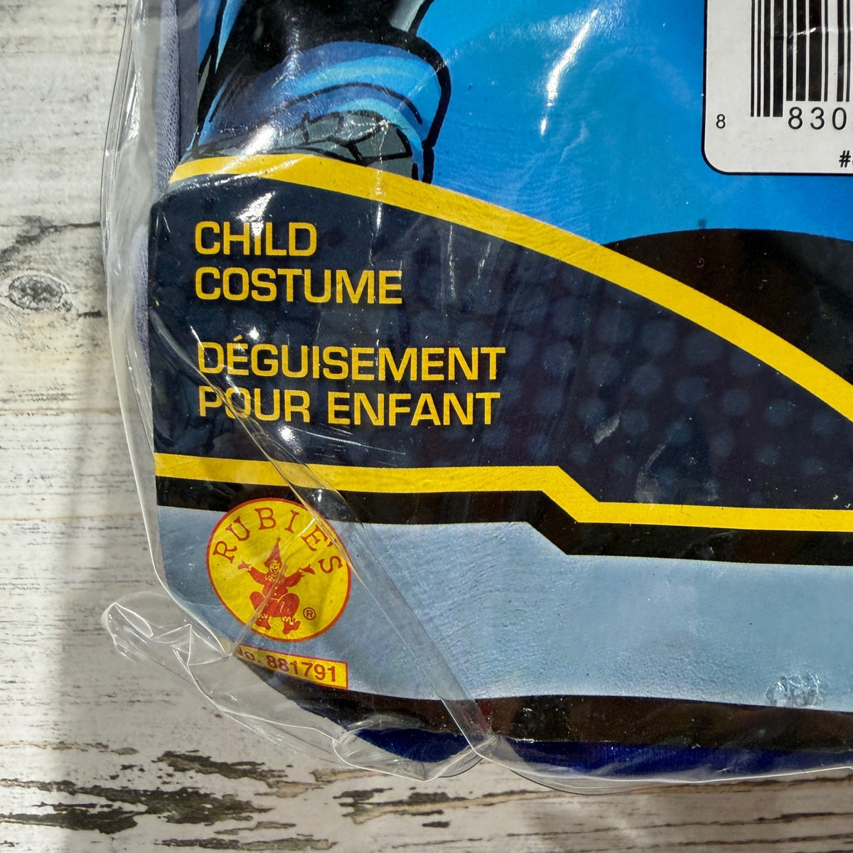 Batman Costume Toddler Boys 2-4 Blue Muscle Chest Superhero Halloween NWT11