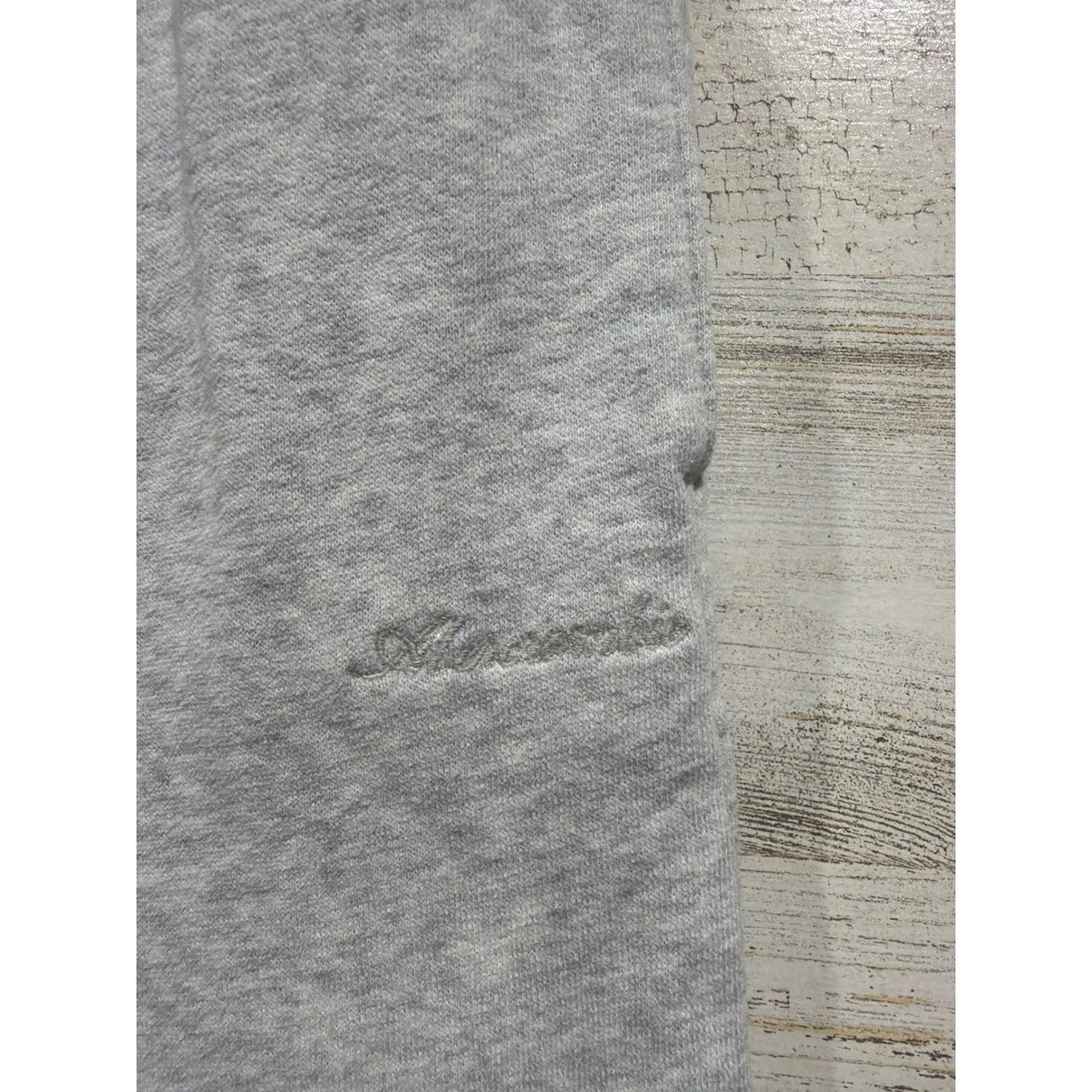 Abercrombie Kids Wide Leg Sweatpants Girls 9/10 Grey Fleece Athleisure EUC1