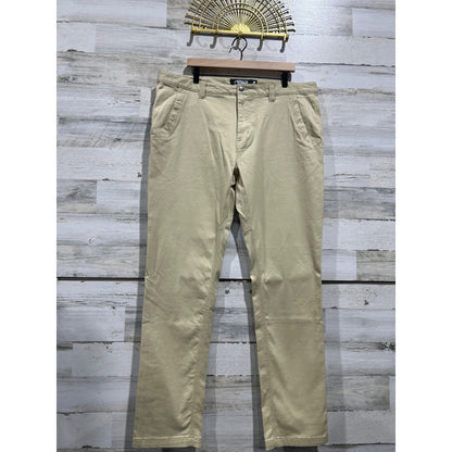Mountain Khakis Slim Fit Pants Men 40x34 Khaki Teton Twill Gorpcore EUC0