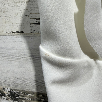 Lulus Mini Dress Women XL White Ruffle V Neck Cocktail Party Bridal NWT *Flawed4