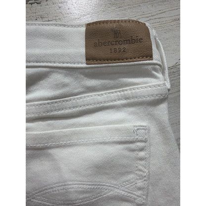Abercrombie Kids Jeans Bundle Girls 11/12 Blue White Distressed Adjustable Waist5