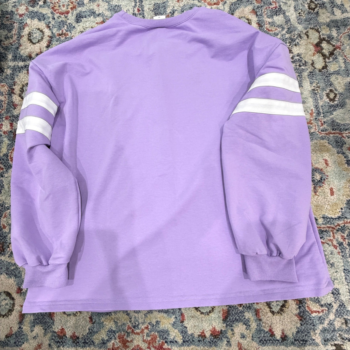 Wiholl Sweatshirt Women Medium Purple Port Neches Indians Varsity Gameday EUC5