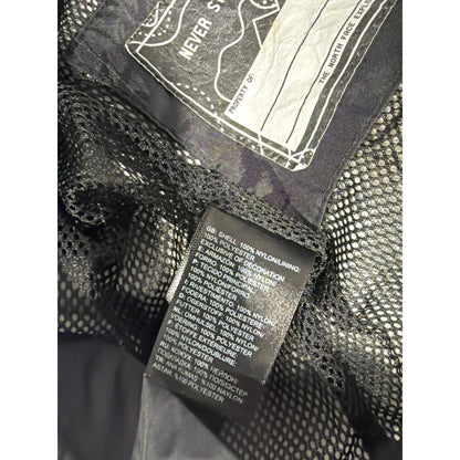 The North Face Rain Jacket Girls M 10/12 Grey Geometric DryVent Gorpcore EUC12