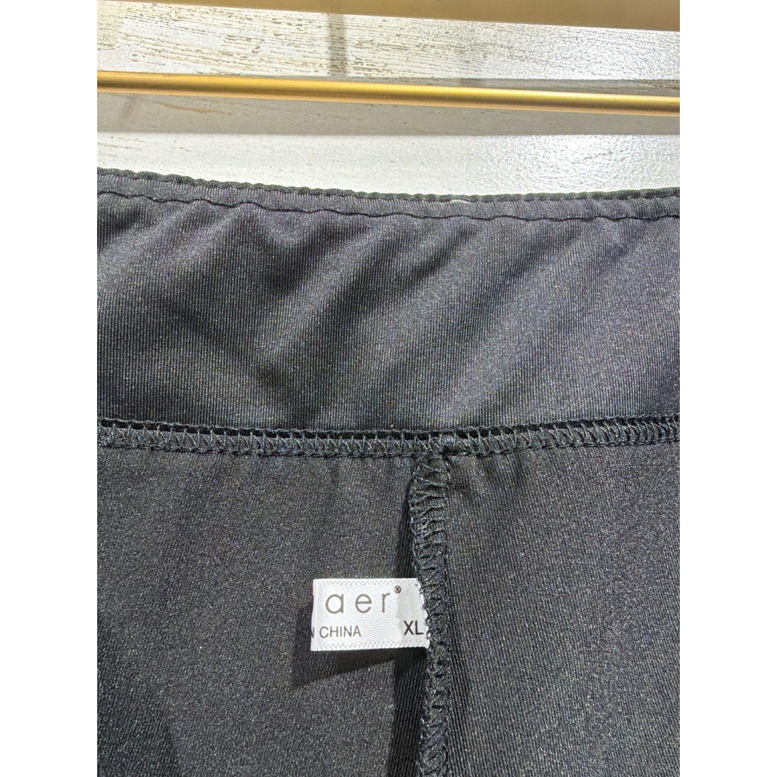 Ekouaer Skort Women XL Black Athletic Tennis Golf Mini Skirt EUC2