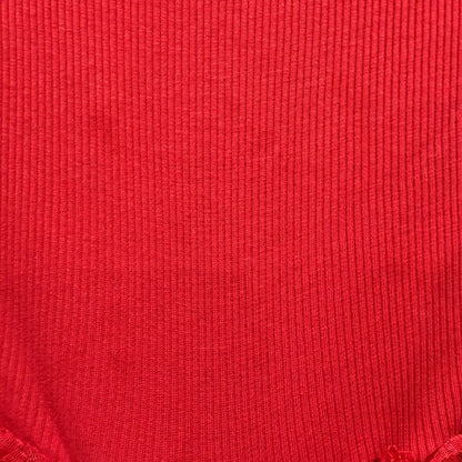 H&M Tulle Skirt Ribbed Dress Girls 6X/7 Red Cotton Blend Holiday Flawed*2