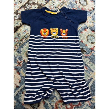 Disney Little Planet Grayson Collective Boys 6-12M Romper Overalls Bundle EUC4