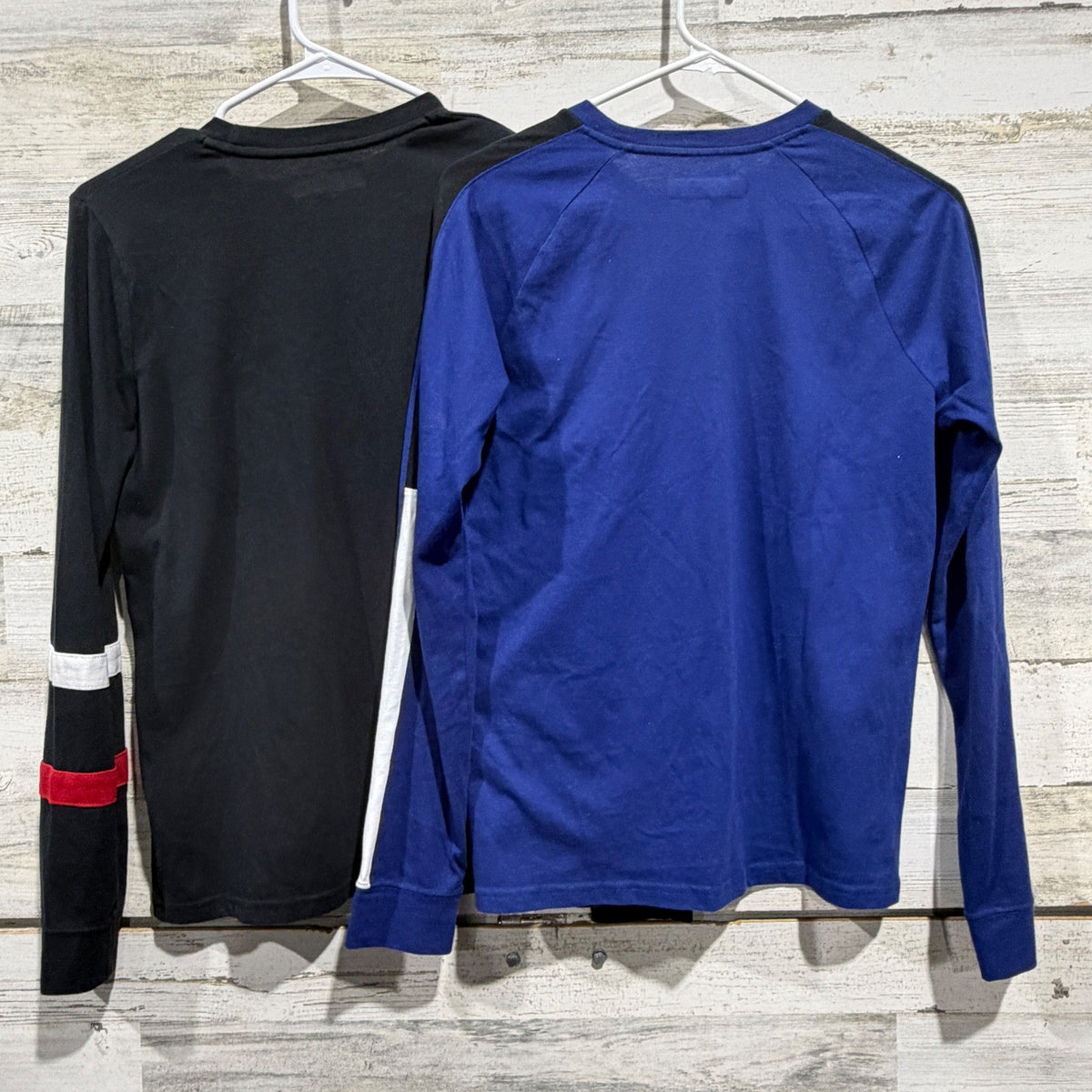 Abercrombie Kids Long Sleeve Tee Lot Boys 15/16 Black Blue Cotton Sporty Classic3