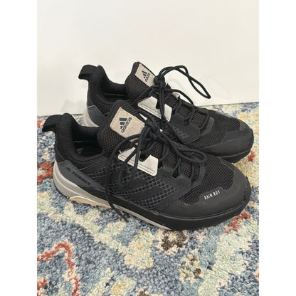 Adidas Terrex Shoes Boys 13K Black RAIN.RDY Hiking Outdoors EUC2
