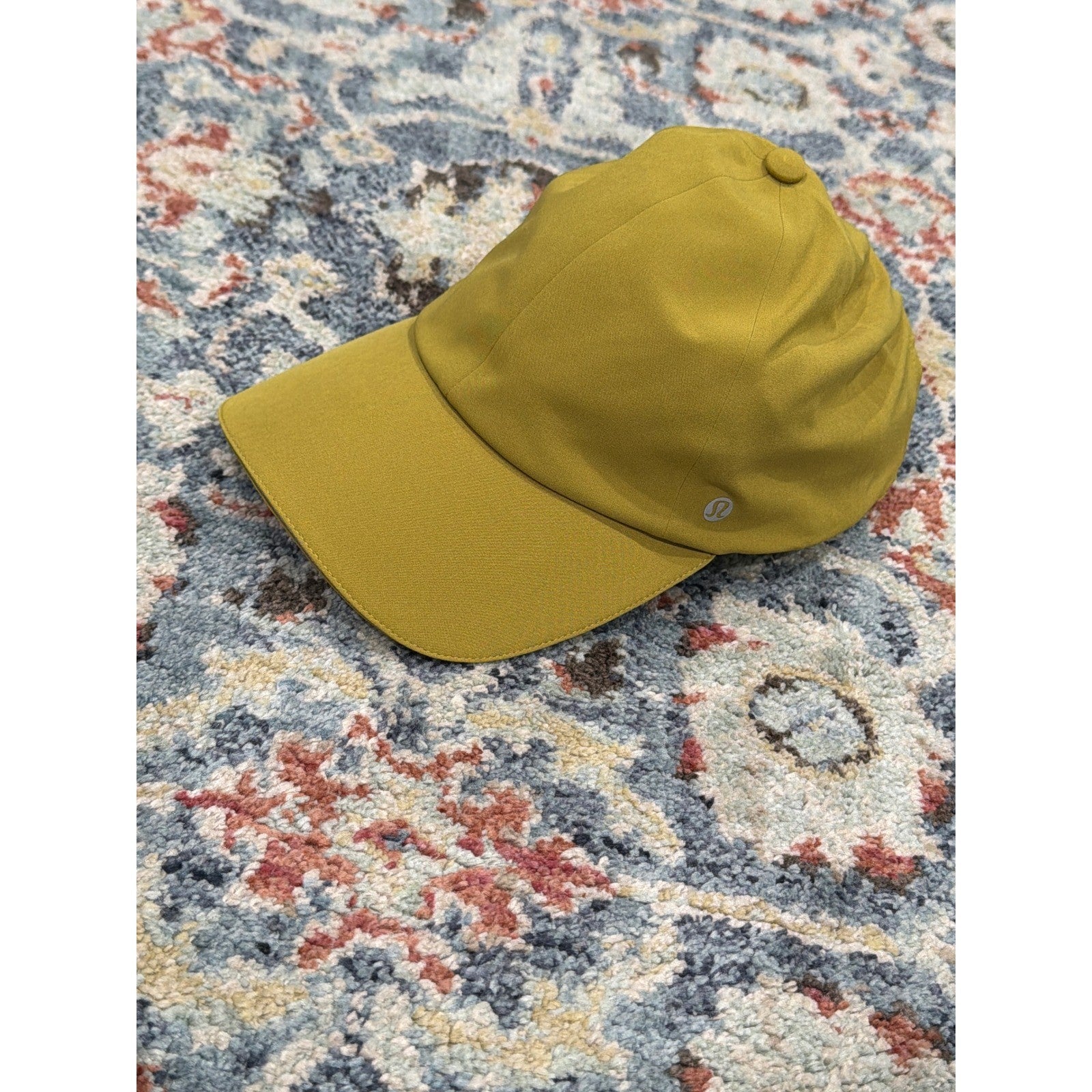 Lululemon Fast and Free Hat Women OS Bronzey Green Adjustable Running Sporty0