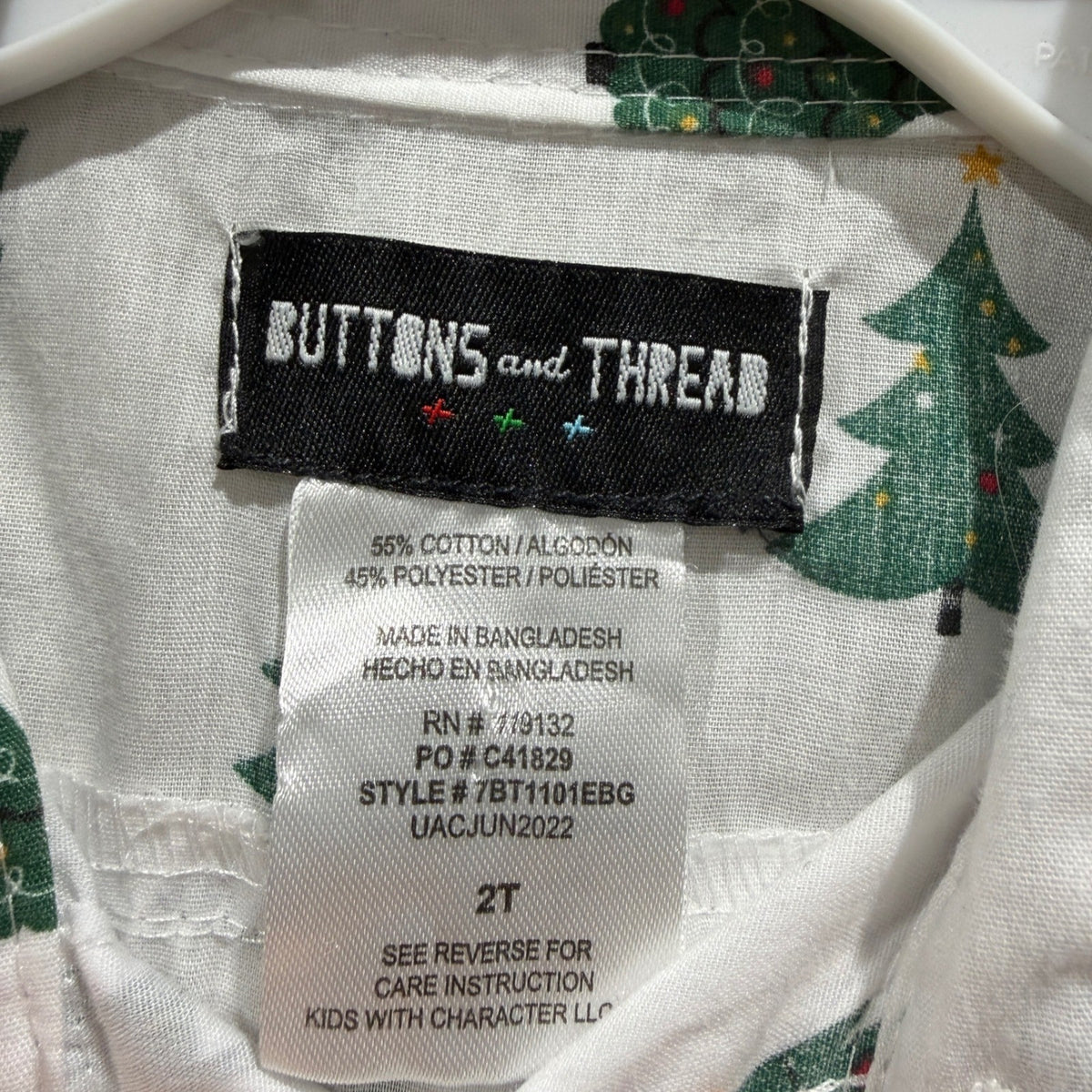 Buttons and Thread Mrs Claus Bakery 3pc Bundle Boys 2T Orange Blue Holiday5