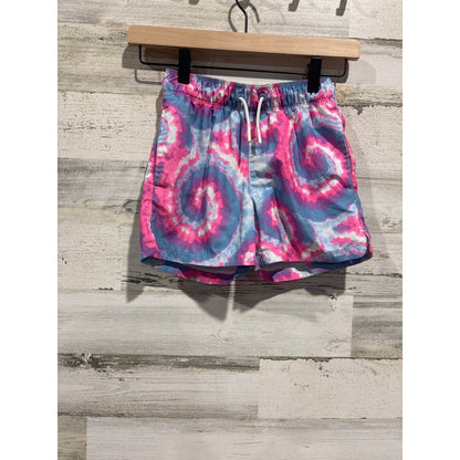 Cat & Jack Swim Trunks Boys Small 6/7 3-Pack Bundle Surfer Tie Dye3