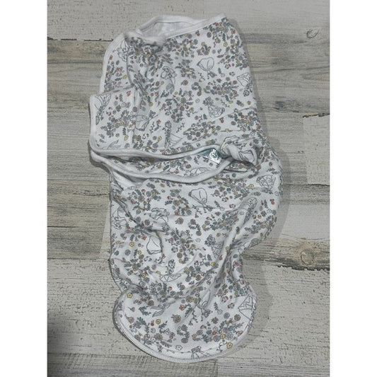 Disney Baby Aden Anais Swaddle 0-3M White Floral Princess Ariel Belle EUC0