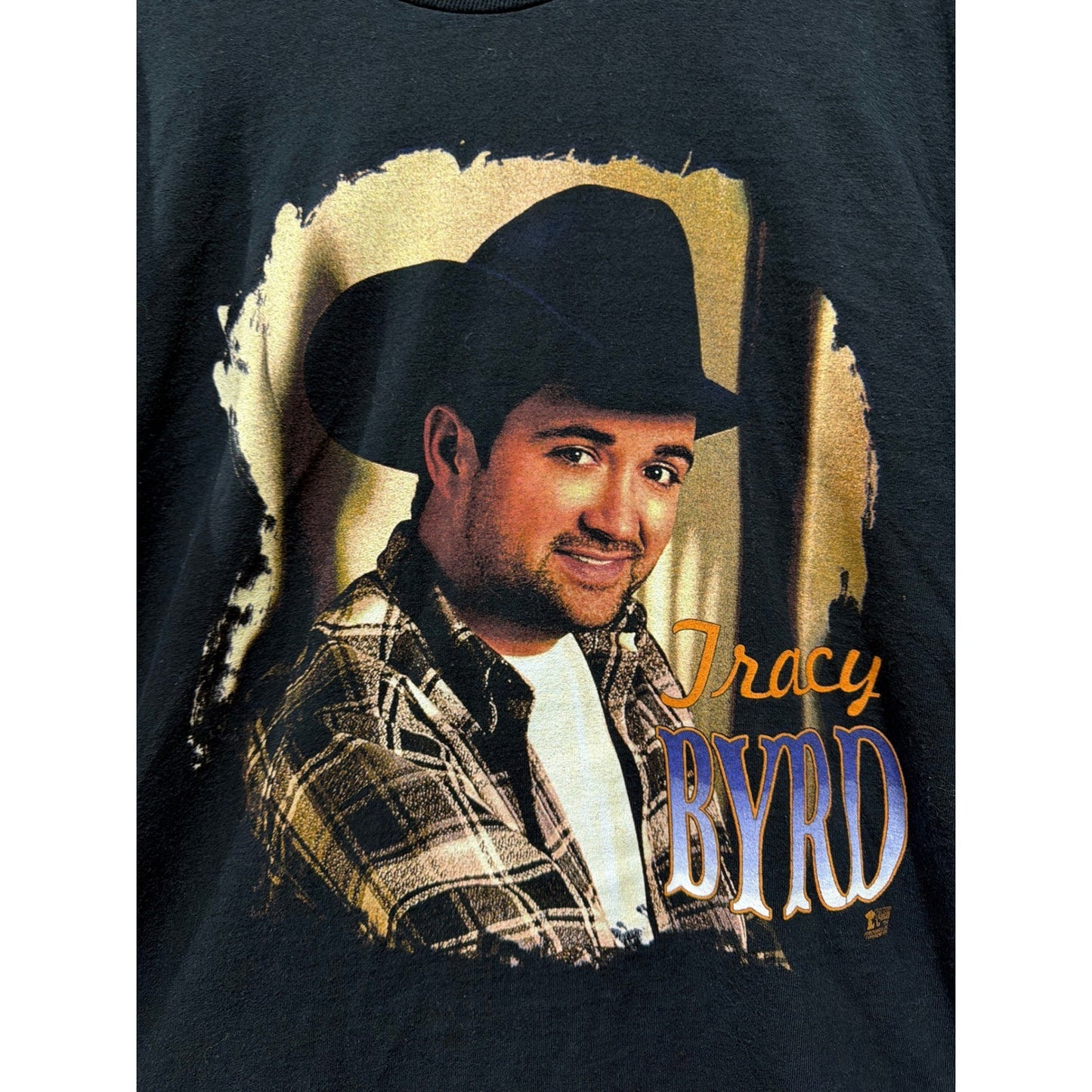 Fruit of the Loom Tracy Byrd T-Shirt Men XL Black Graphic Country Music EUC1