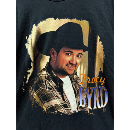 Fruit of the Loom Tracy Byrd T-Shirt Men XL Black Graphic Country Music EUC1