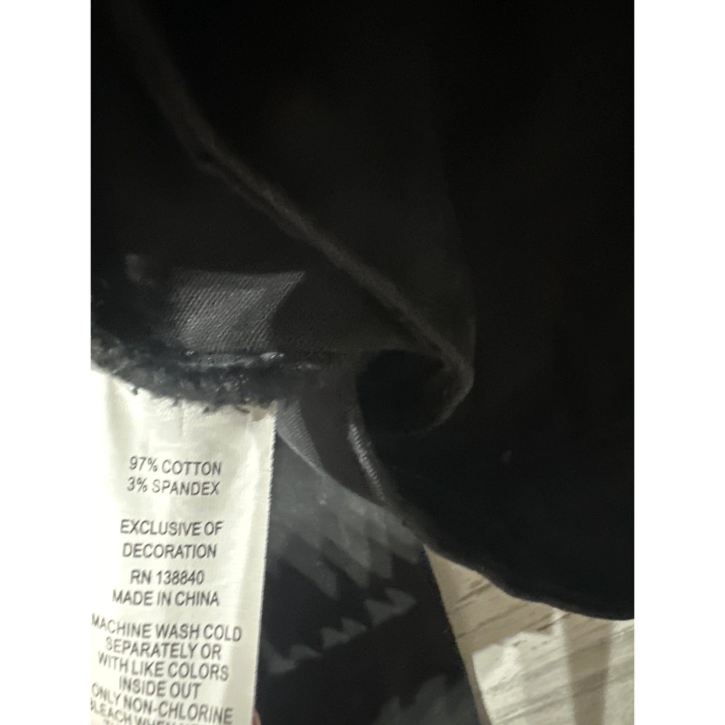 kidpik Denim Jacket Girls Large 12 Black Stretch Button Front NWT3