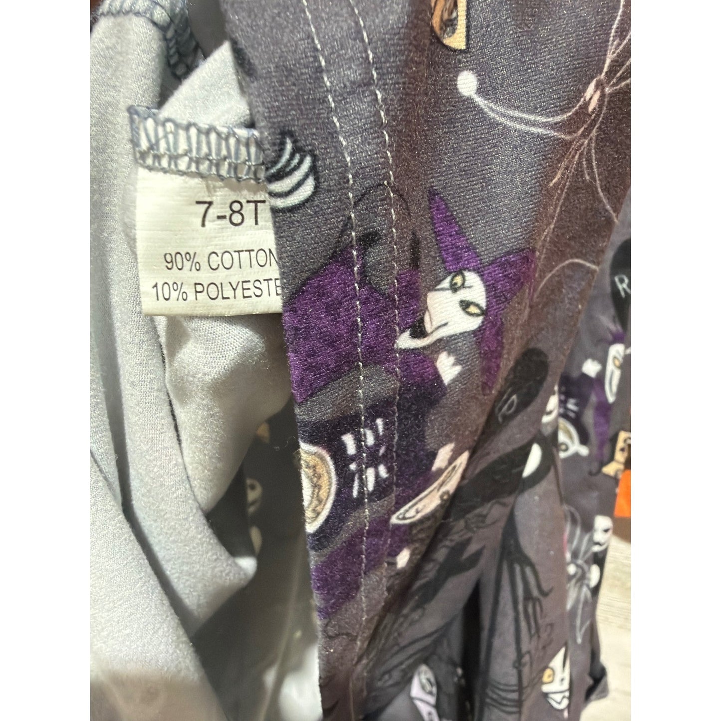 Cat & Jack Skellington Dress Bundle Girls 7/8 Multi Halloween Spooky3