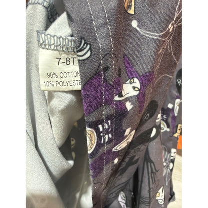 Cat & Jack Skellington Dress Bundle Girls 7/8 Multi Halloween Spooky3