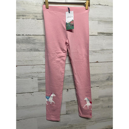 Joules Artwork Leggings Girls 11 Pink Unicorn Graphic Whimsical NWT0