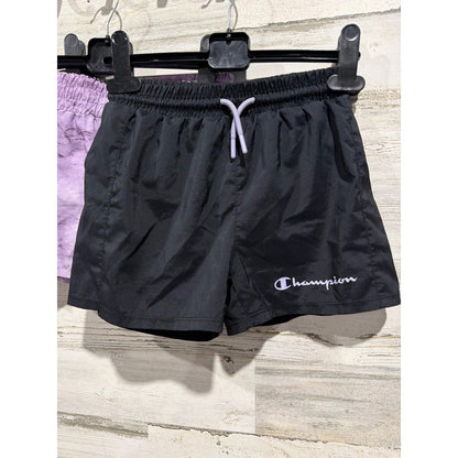 Champion Tek Gear Xersion Shorts Bundle Girls 7/8 Black Purple Active Sporty Lot1
