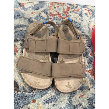 Wonder Nation Spider-Man Sandal Slide Bundle Boys 12 Red Tan Casual EUC1