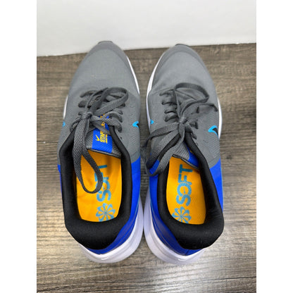 Nike Star Runner Boys Size 6Y Grey Blue Athletic Sneakers Sporty EUC4
