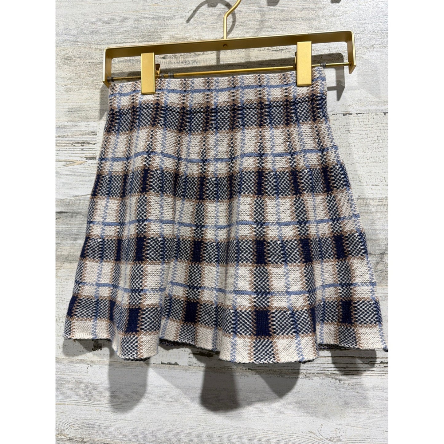 Draper James Old Navy Skirt Bundle Girls 6 Green Plaid Corduroy Preppy EUC3