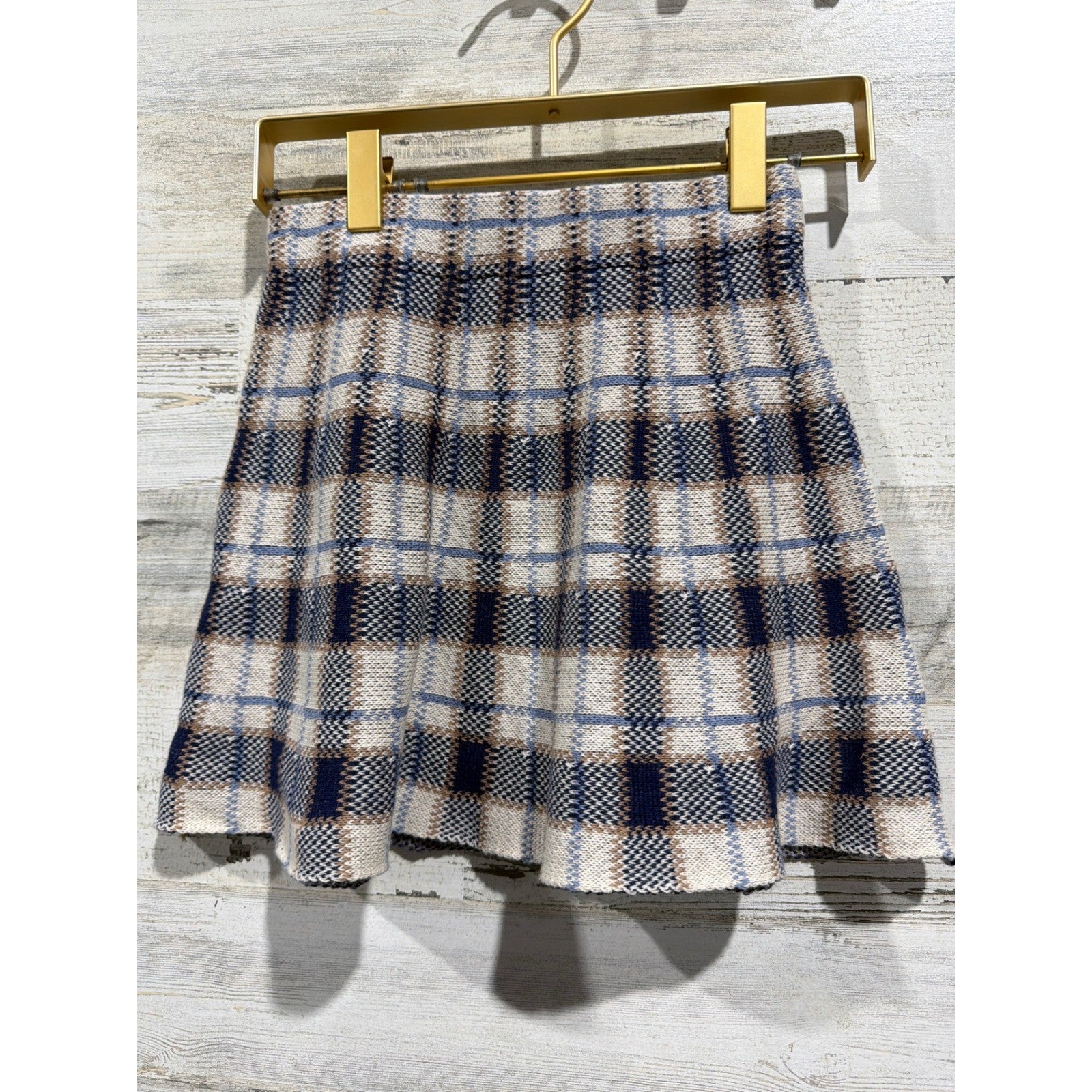 Draper James Old Navy Skirt Bundle Girls 6 Green Plaid Corduroy Preppy EUC3