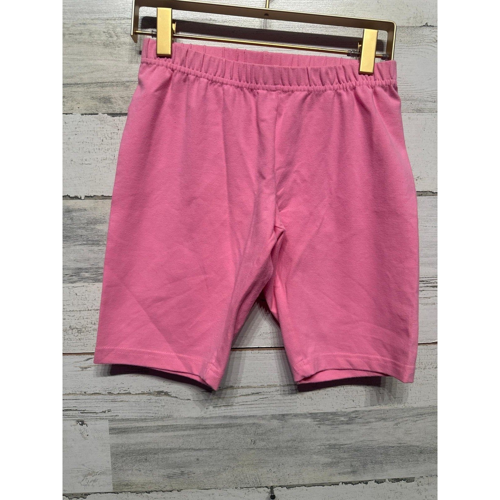 Hanna Andersson Bike Shorts Girls 12 Pink Cotton Stretch Active0