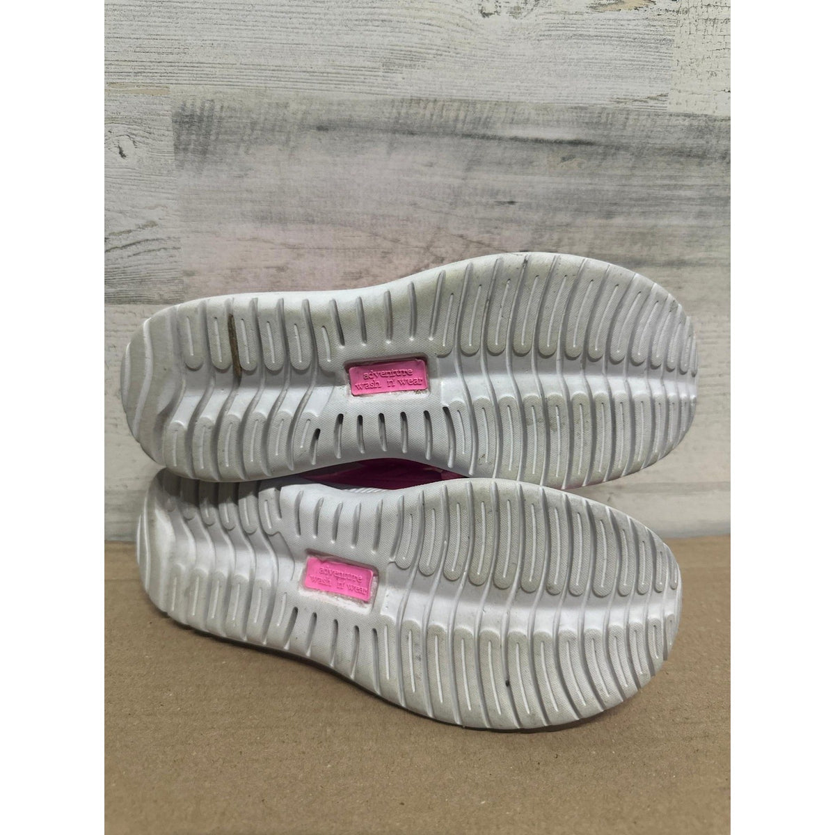 Adventure Wash n Wear Sneakers Girls Youth 3 Pink Mesh Athletic3
