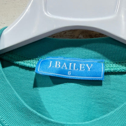 J. Bailey T-Shirt Boys Size 6 Teal Lobster Graphic Preppy Coastal EUC2
